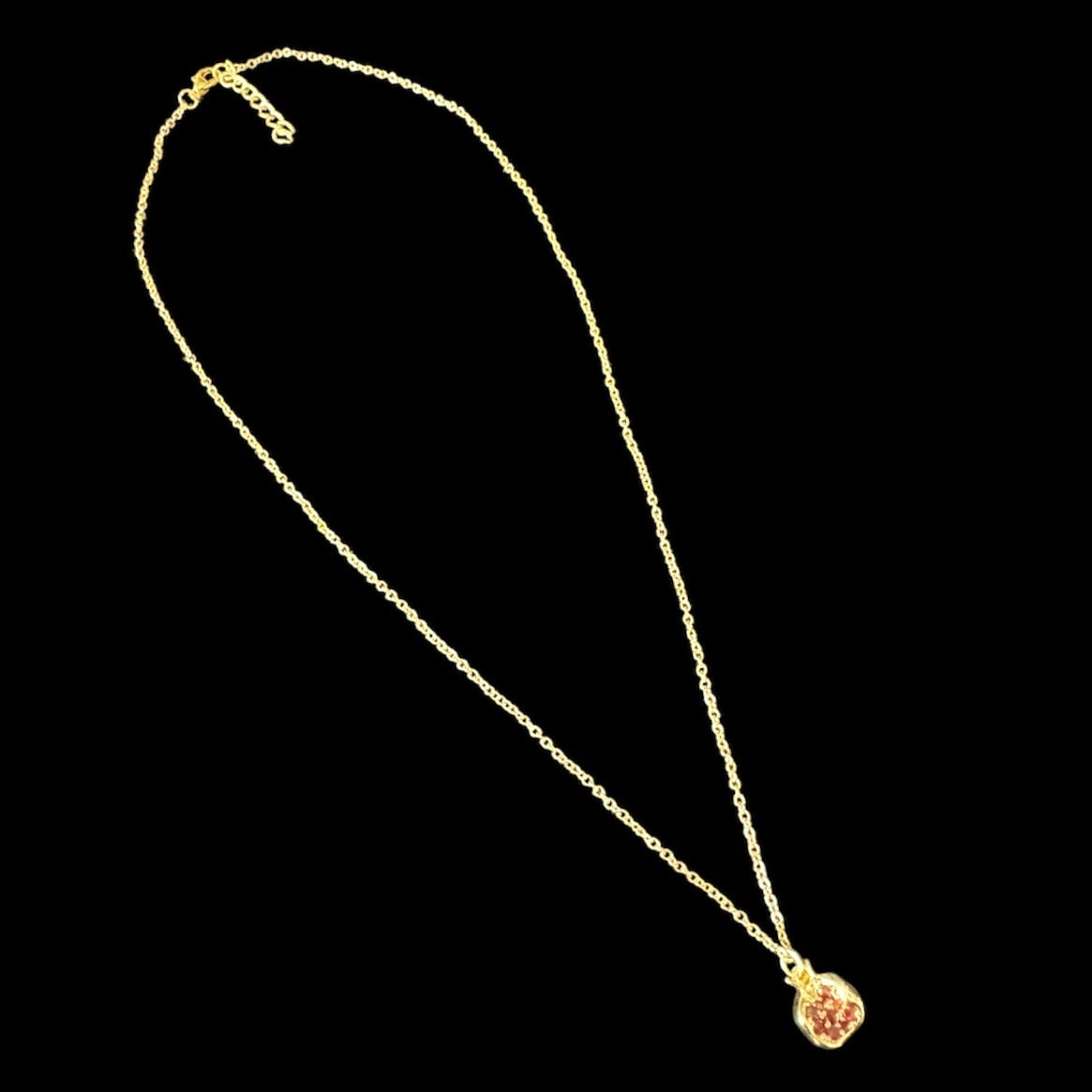 Mini Gold Persephone’s Pomegranate Necklace