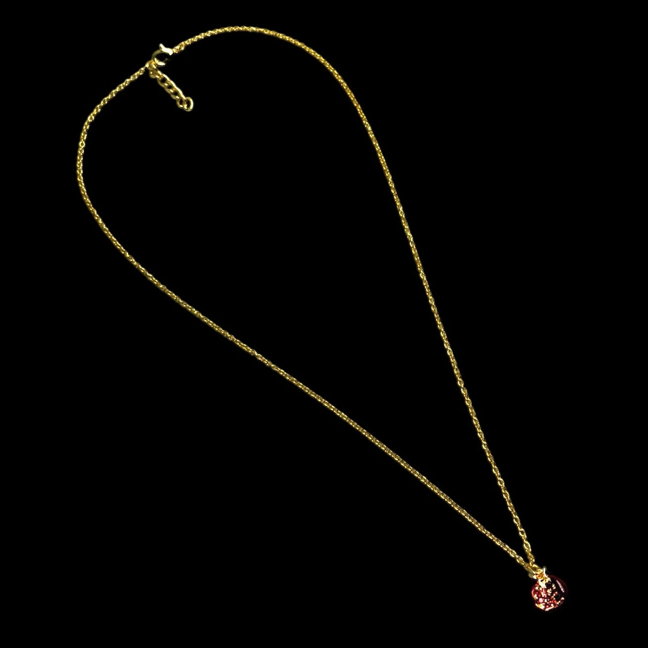 Mini Red Persephone Pomegranate Necklace
