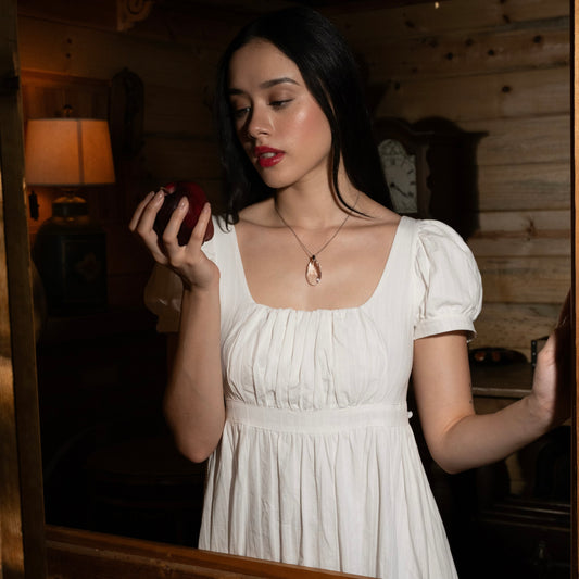 Snow White Crystal Necklace