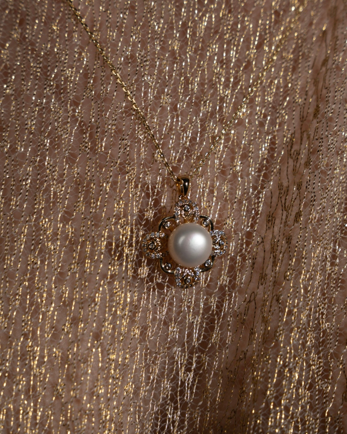 Elizabeta Kokoshnik Crowned Pearl Necklace