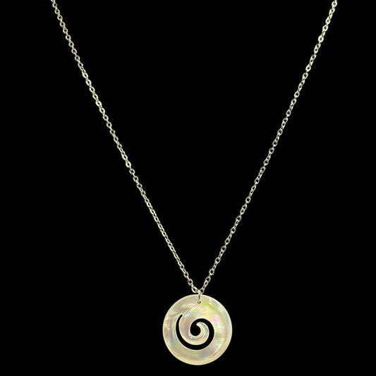 Silver Siren Spiral Necklace