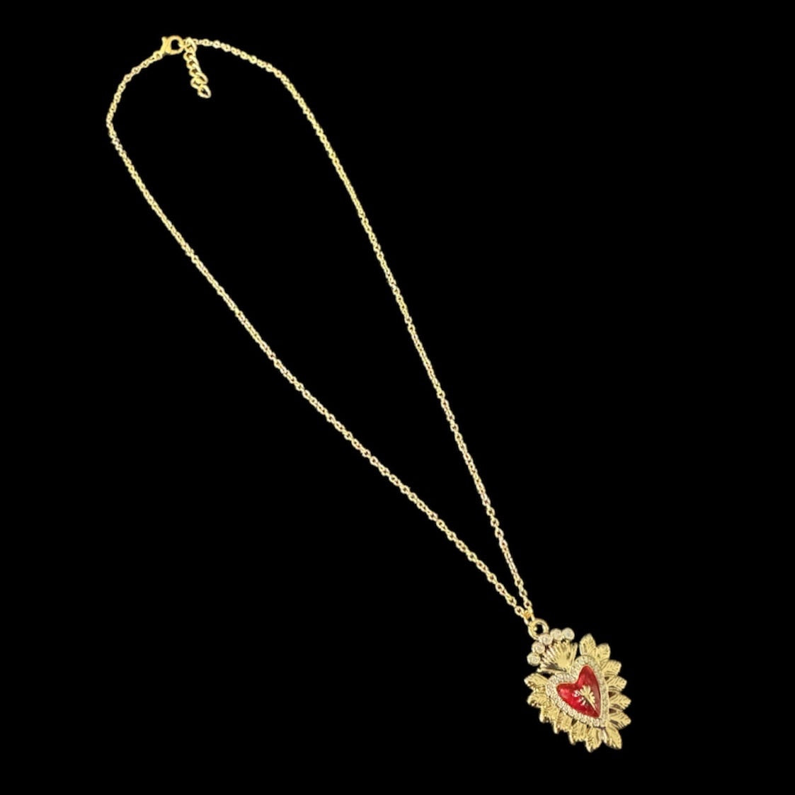 Royal Sacred Heart Necklace