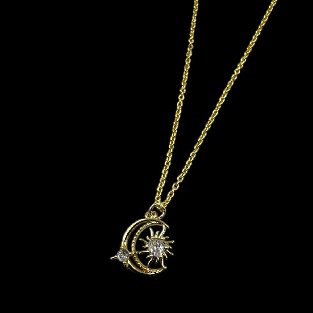 Artemis & Apollo Celestial Necklace