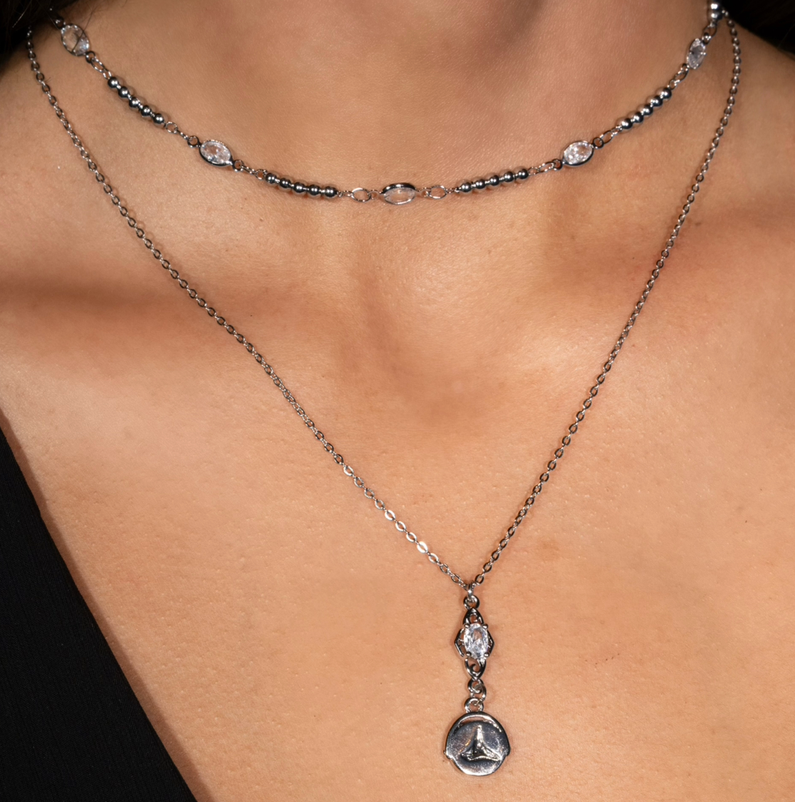 Witches Double Sided Coin Necklace