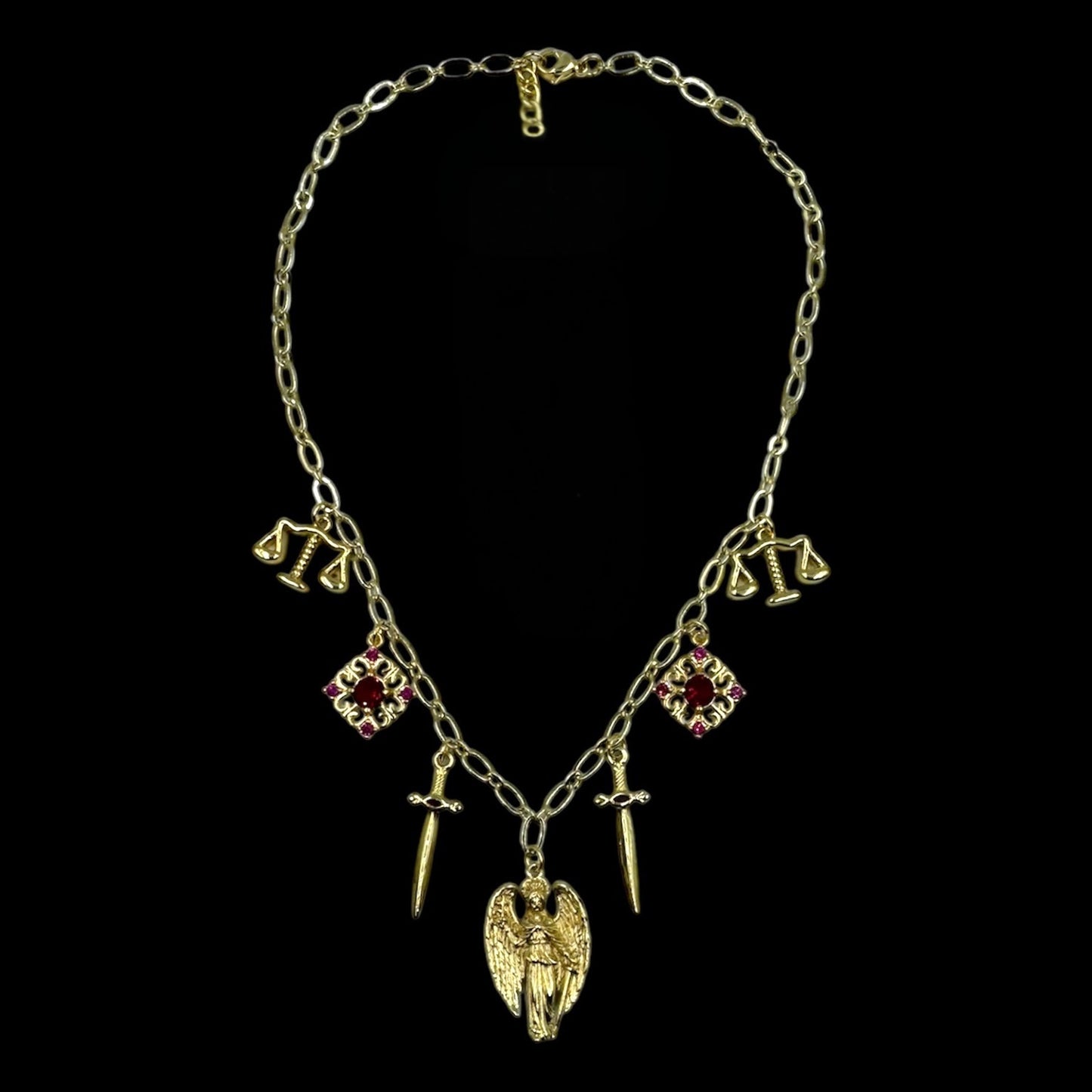 Arch Angel Charm Necklace