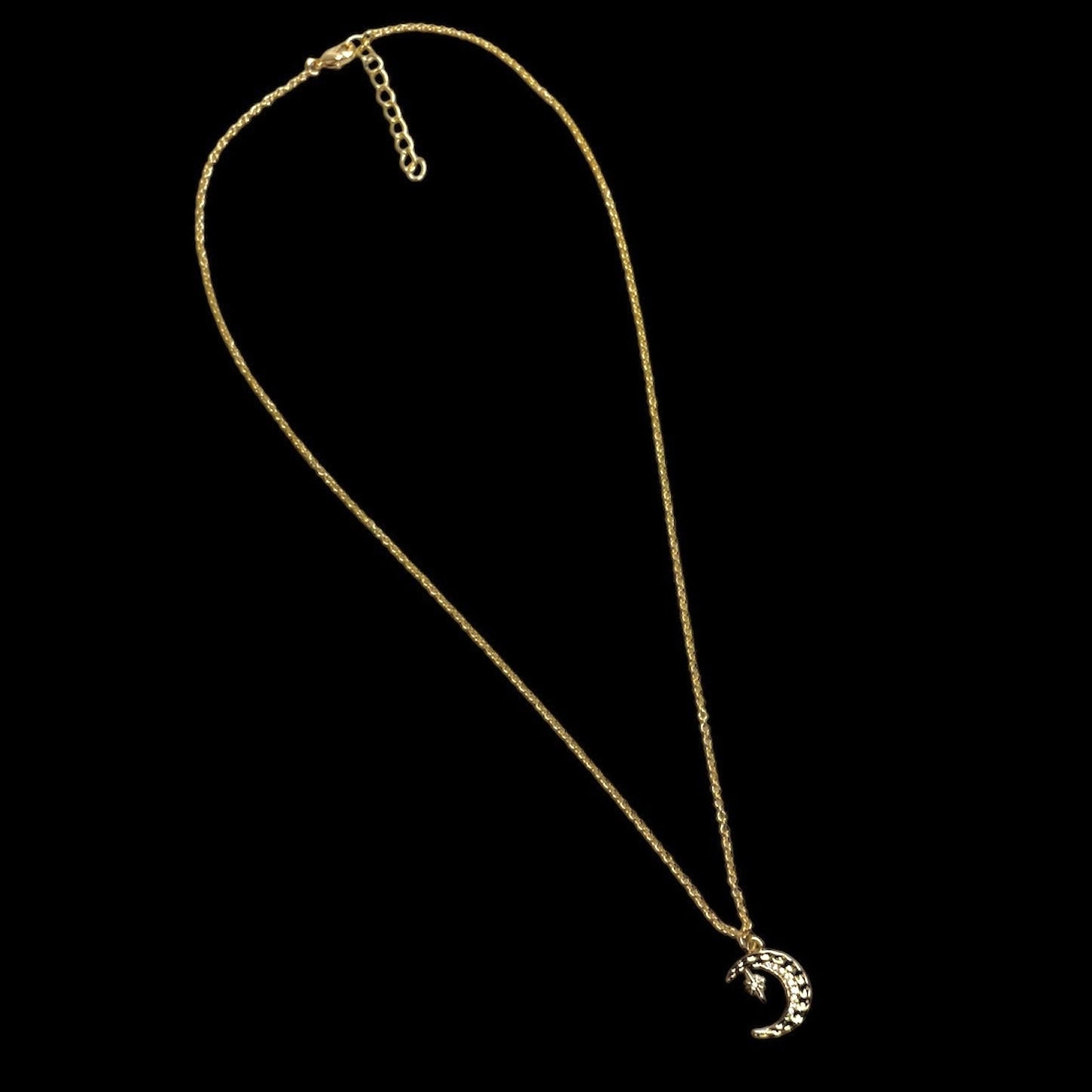 Gillian Owens Gold Crescent Moon Necklace