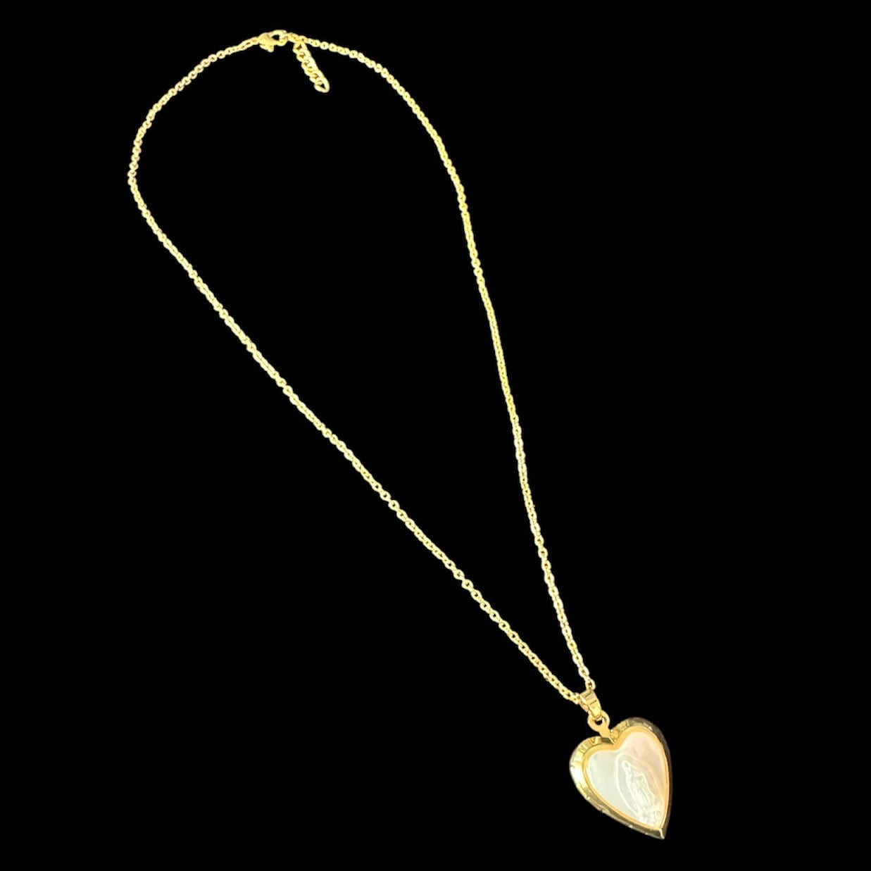 Lady Guadalupe Heart Locket