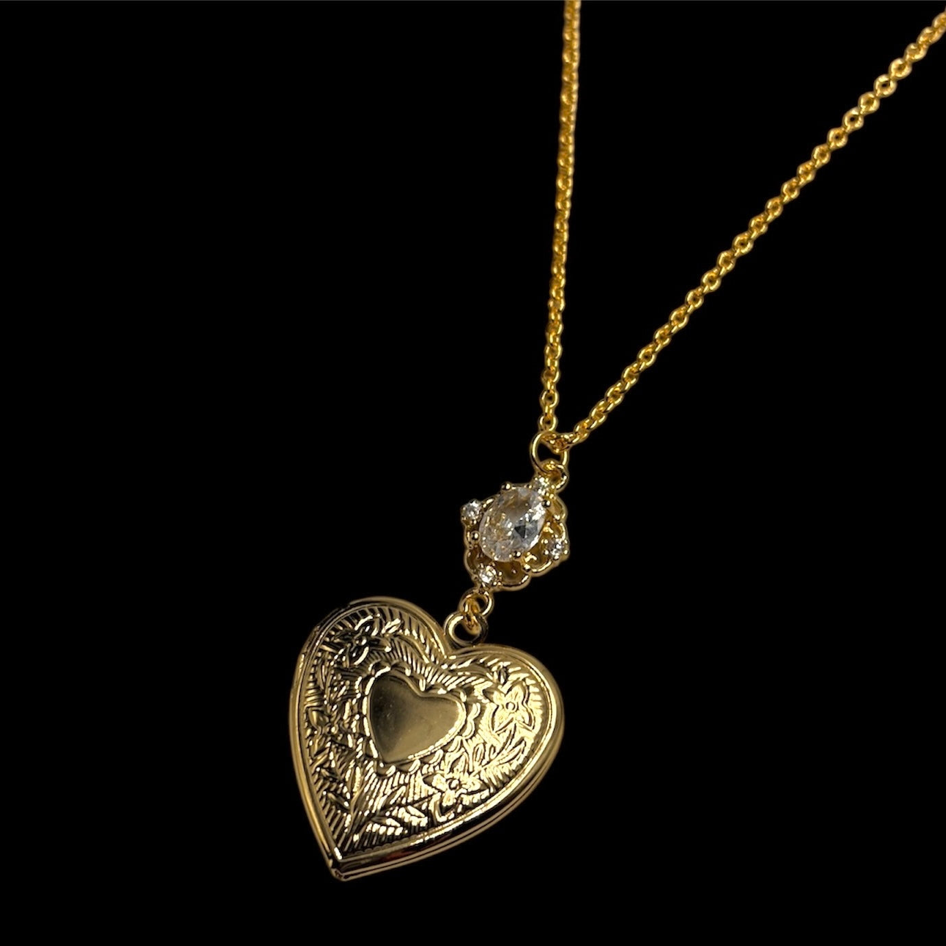 Gold Diamond Locket