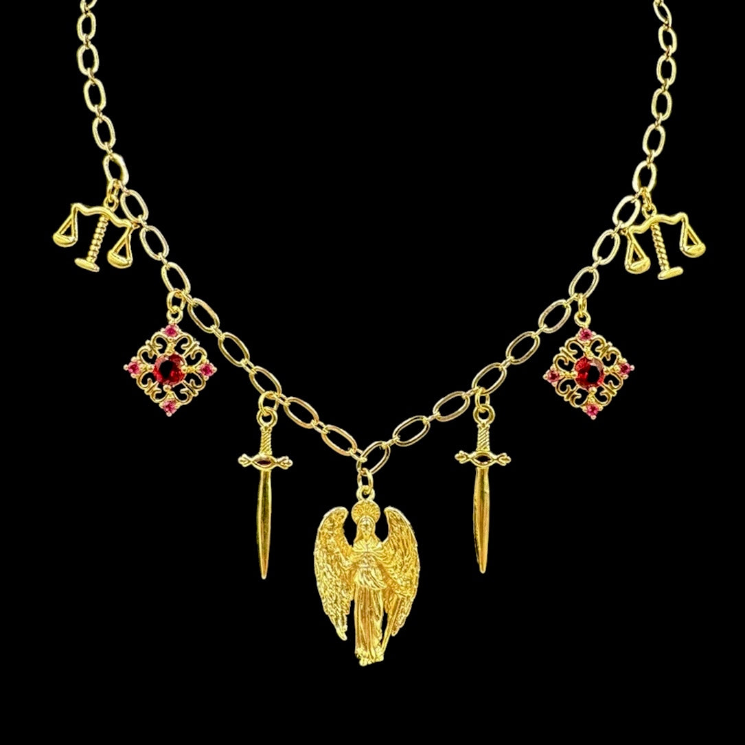 Arch Angel Charm Necklace