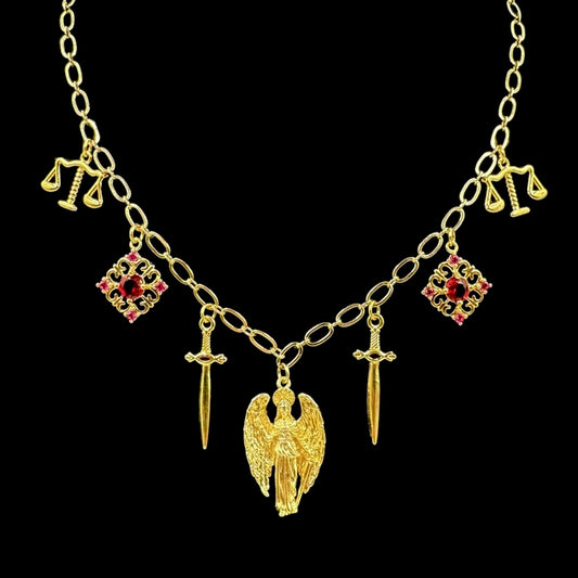 Arch Angel Charm Necklace