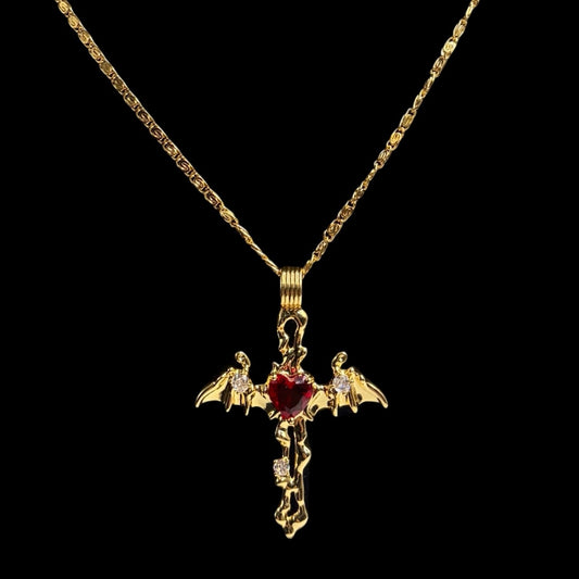 Dragon Cross Necklace