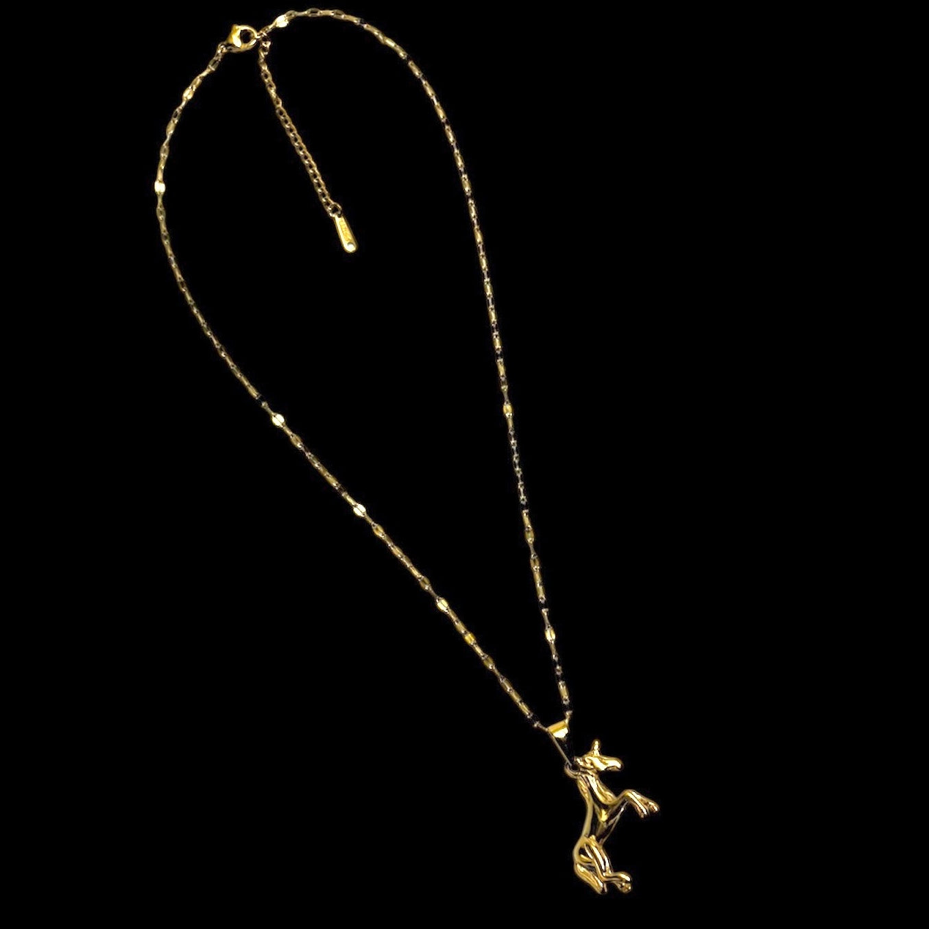 Golden Unicorn Necklace