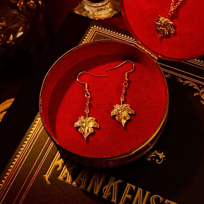 Elizabeth’s Leaf Earrings