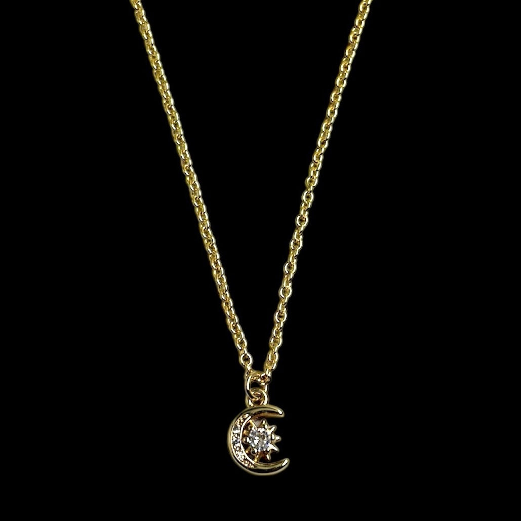 Gold Mini Artemis & Apollo Necklace