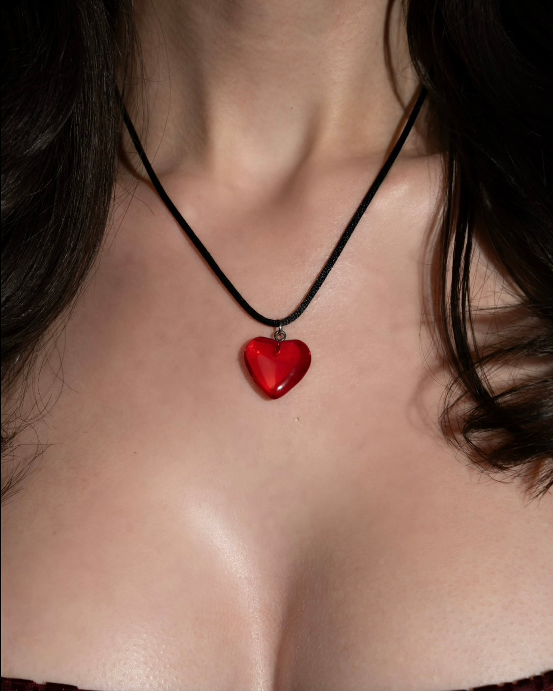Pumpkin Heart Choker