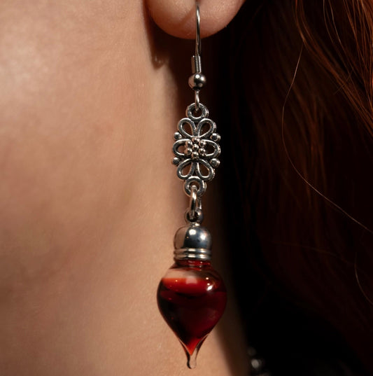 Blood Vials Earrings