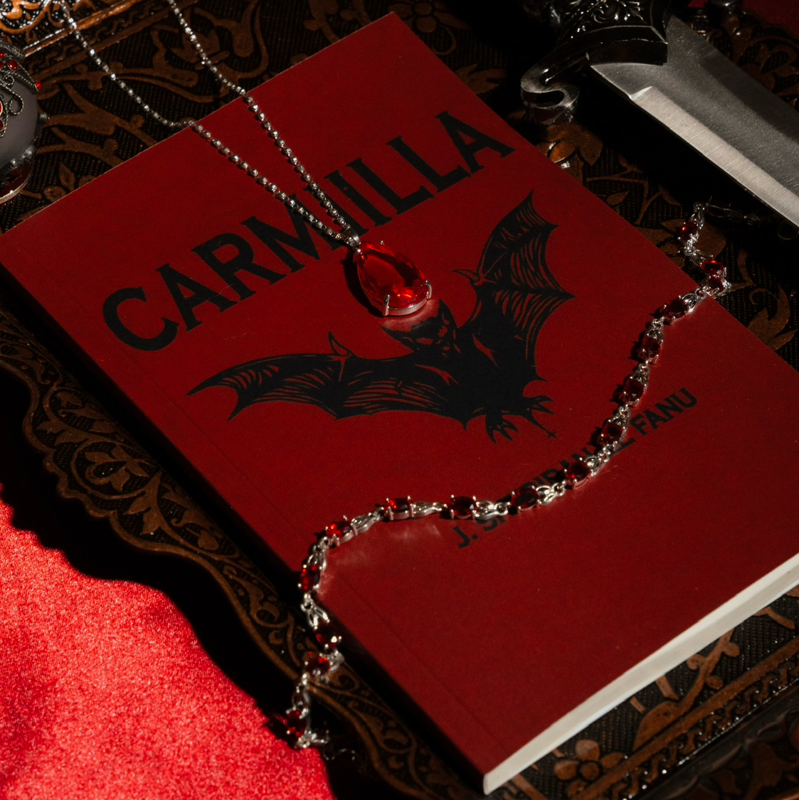 Carmilla Silver Amulet Necklace
