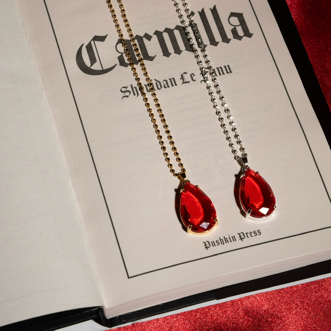 Carmilla Silver Amulet Necklace
