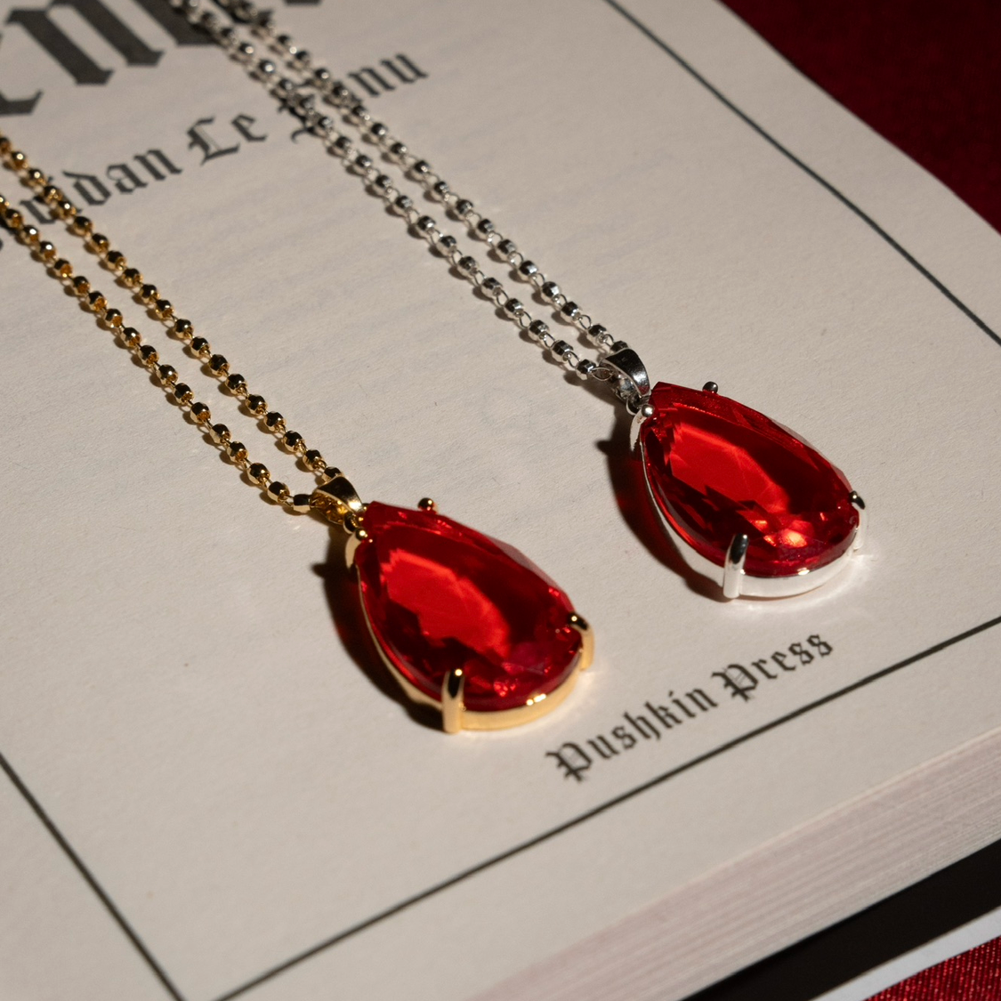 Carmilla Silver Amulet Necklace